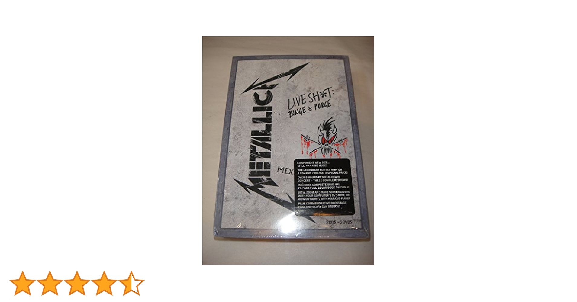 Live Shit: Binge & Purge (3CD/2DVD): Amazon.ca: Metallica: Music